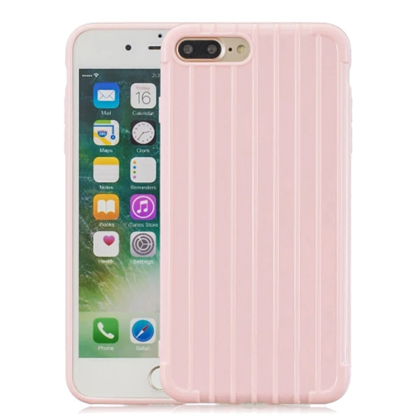 Ally iPhone 8 Plus 7Plus Trunk Lines ince Soft Silikon Kılıf-(5775)
