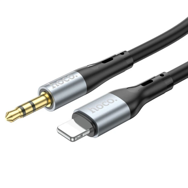 HOCO UPA22 iPhone Lightning to 3.5mm AUX Ses Aktarım Kablosu-(5775)