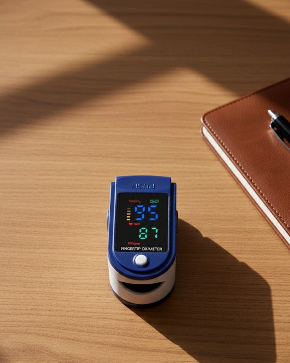 Parmak Tipi Pulse Oksimetre Hassas Ölçüm Taşınabilir Sağlık Cihazı