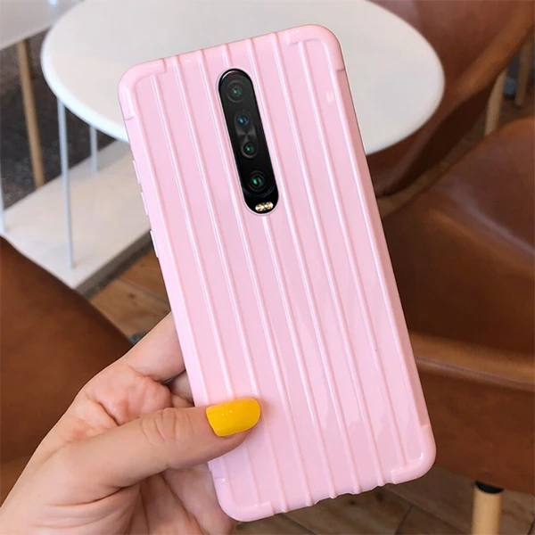 Xiaomi Redmi K30 Trunk Lines ince Soft Silikon Kılıf-(5775)