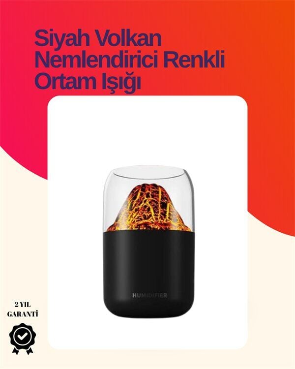 7 Renk LED Işıklı Uçucu Yağ Difüzörü – Ultrasonik Teknoloji