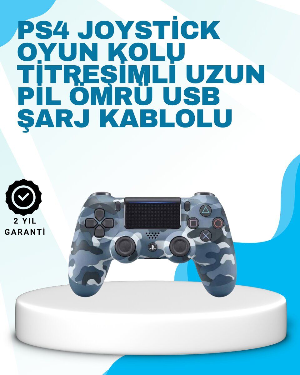 Dokunmatik Kontrollü Oyun Kolu – Menü Geçişleri ve Komutlar İçin Kolay Erişim