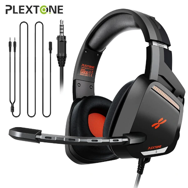 Plextone G800 3.5mm Teleskopik Kablolu Gaming Oyuncu Kulaklığı-(5775)