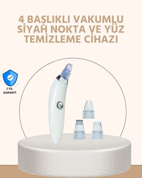Güçlü Vakumlu Siyah Nokta Temizleyici – Cilt Pürüzlerini Gideren