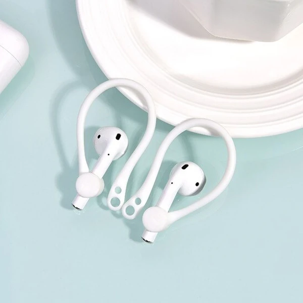 KUULAA Apple Airpods İçin Çengeli Kulaklık Kancası Tutucu Anti-Lost-(5775)