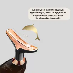 Titreşimli Yüz ve Boyun Masaj Aleti Lifting Etkili Cilt Bakım Cihazı