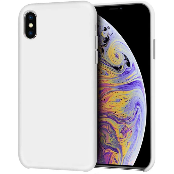 iPhone XS Max 6.5 Lansman Kılıf İçi Kadife Soft Silikon Kılıf-(5775)