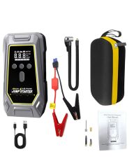 Araçlar İçin Akü Takviye ve Dijital Hava Kompresörü 16000 mAh