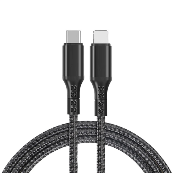 ALLY 1mt 27W Type-C To iPhone Lightning Süper Hızlı Data ve Şarj Kablosu Akım ve Isı Korumalı Halat-(5775)