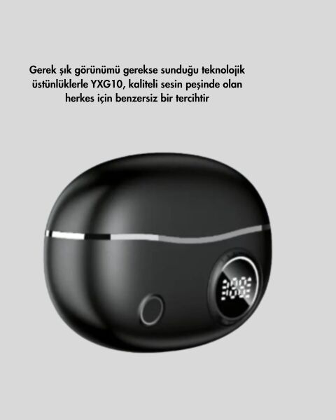 Ergonomik Klipsli Kablosuz Kulaklık – 30 Saat Pil ve Dokunmatik Kontrol Özelliği