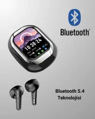 Kişiselleştirilebilir LED Ekranlı Bluetooth Kulaklık – Oyun & Müzik Modlu