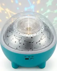 Çok Renkli LED Yıldız Projektör Gece Lambası Bluetooth Müzik Çalar ve Kumandalı Kontrol