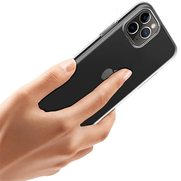 İPhone 11 Pro 5.8 inch 2019 Ultra Slim Fit Şeffaf Silikon Kılıf-(5775)