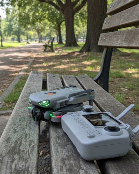Ekranlı Kumandalı Drone Engel Algılamalı Kolay Kontrol