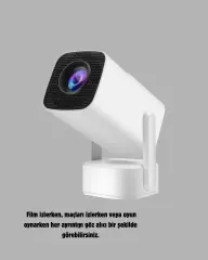 HD 720p Projeksiyon Cihazı – Geniş Ekran 10.000 Saat Ampul Ömrü Ev Sineması Deneyimi
