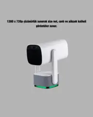 HD 720p Projeksiyon Cihazı – Geniş Ekran 10.000 Saat Ampul Ömrü Ev Sineması Deneyimi
