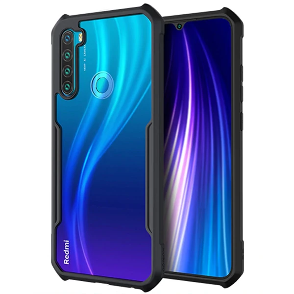 Xiaomi Redmi Note 8t Shok Absorption PC+TPU Darbe Emici Kılıf-(5775)