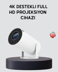 Ev Sineması Projeksiyon Cihazı – 160 ANSI Lümen 4K Uyumlu ve Kablosuz Görüntü Aktarımı