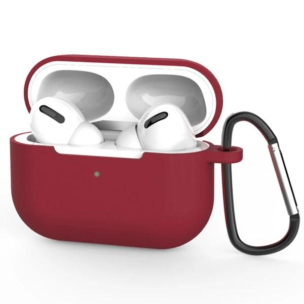 Ally Apple Airpods Pro İnce Slim Silikon Kılıf+Anahtarlık-(5775)