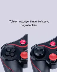 Ergonomik Tasarımlı Çok Yönlü Wireless Gamepad