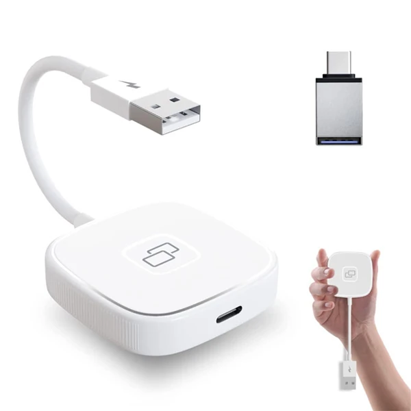 Apple iPhone USB+Lightning Carplay Mirror Adaptör Çevirici -Youtube Netflix Tiktok Video Yansıtıcı-(5775)
