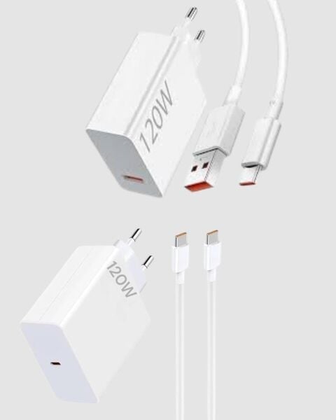 120W Type-C Hızlı Şarj Adaptörü – Akıllı Koruma ve Turbo Güç Desteği