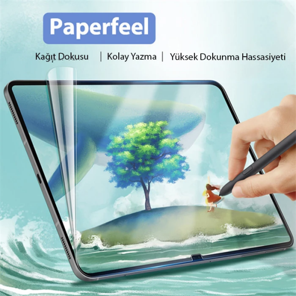 Dux Ducis SM Galaxy Tab S8 Ultra S9 ultra Paperfeel Pet Ekran Koruyucu 0.15mm Darbe Emici Film-(5775)