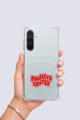 Samsung Galaxy A26 Kartlıklı Pozitif Enerji Desenli Kılıf