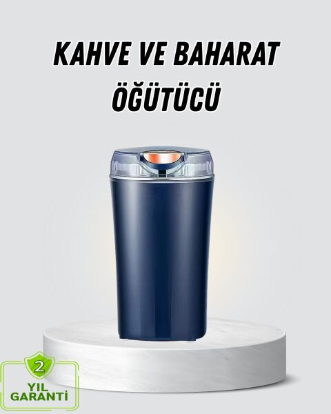 Kahve ve Baharat Öğütücü Otomatik Mekanizmalı Dayanıklı Çelik