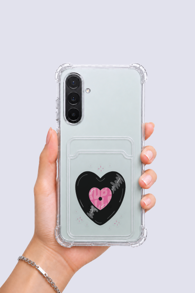 Samsung Galaxy A26 Kartlıklı Vinly Desenli Kılıf