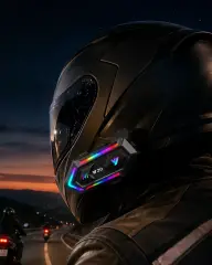 Bluetooth 5.3 Motosiklet Kask Intercom Kulaklık 1000 Metre Bağlantı