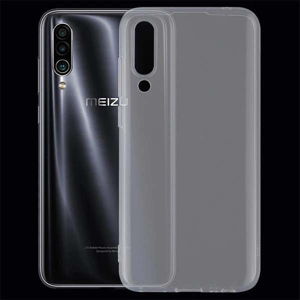 Meizu 16XS  Kamera Korumalı Fit Silikon Kılıf-(5775)