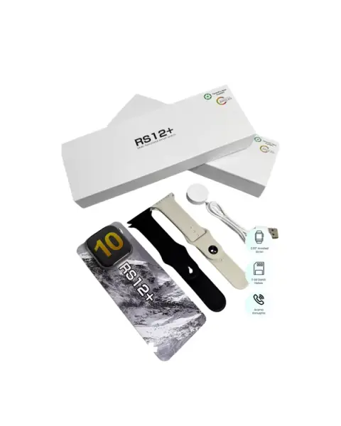 RS12 PRO+ Titanyum Kasa Akıllı Saat – Uyku ve Nabız Takibi Suya Dayanıklı Bluetooth Arama Yeni Nesil