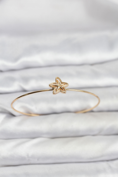 Yıldız Model Gold Renk Bileklik 5886