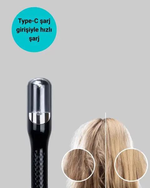 RH-6668 Kablosuz Saç Düzeltici Şarjlı Elektrikli Bakım Makinesi Yeni Nesil
