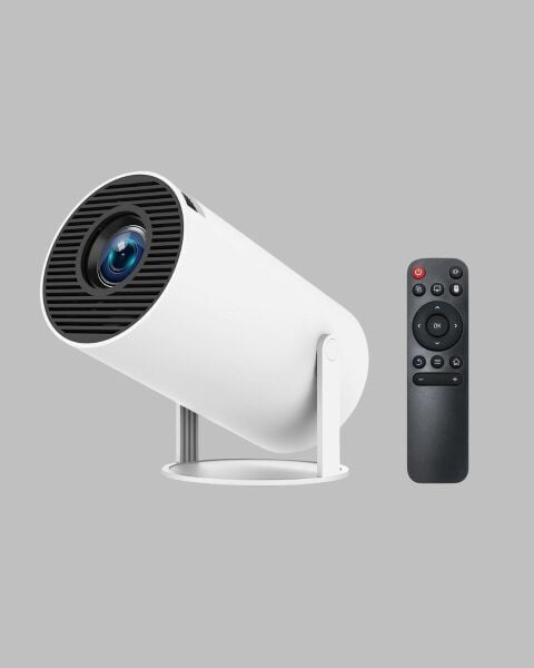 Full HD 4K Uyumlu Projeksiyon Cihazı 130 İnç Geniş Ekran Destekli