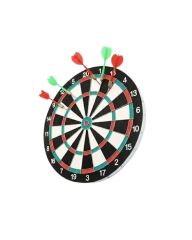 17 İnç Profesyonel Dart Tahtası Dayanıklı Yapı ve 4 Metal Dart Oku