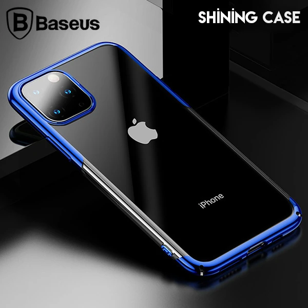 Baseus Shining Case İPhone 11 Pro 5.8 Ultra ince Silikon Kılıf-(5775)