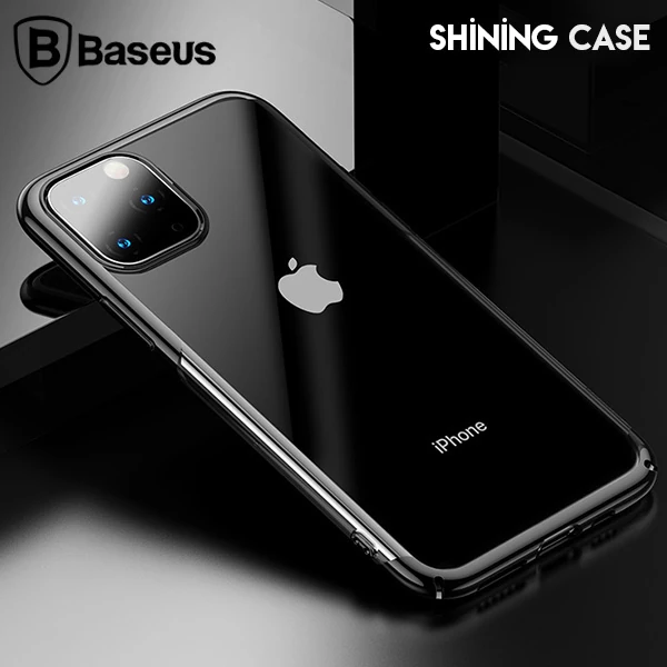 Baseus Shining Case İPhone 11 Pro 5.8 Ultra ince Silikon Kılıf-(5775)