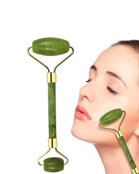 Doğal Jade Stone Yüz Masaj Seti Cilt Bakım ve Rahatlatıcı Bakım
