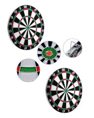 Kaliteli Ahşap Dart Tahtası 12 İnç  4 Dart Ok Seti