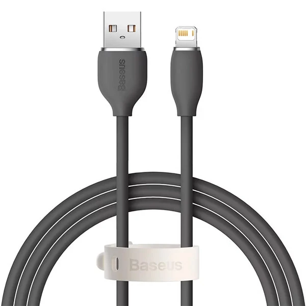 Baseus Jelly Liquid USB to iPhone Lightning 2.4A Hızlı Şarj Kablosu 1.2m-(5775)