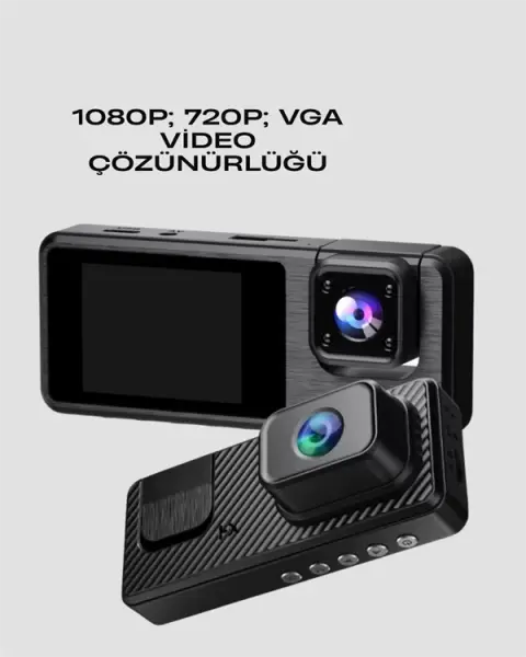 3 Kameralı DVR Araç Kamerası – Tam Güvenlik Tam Kapsama Yeni Nesil