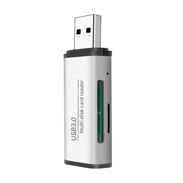 ADS-105 USB 3.0 Hızlı Card Reader SD/TF Hafıza Kart Okuyucu-(5775)
