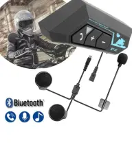 Motosiklet Kaskı İçin Bluetooth Kulaklık Hands Free Çağrı Özellikli