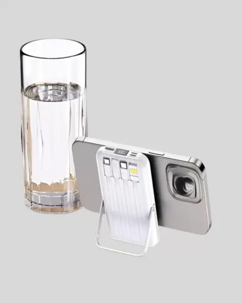 LCD Göstergeli Manyetik Powerbank Type C USB Girişli Yeni Nesil
