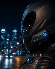 Bluetooth Motosiklet Kask Kulaklığı Mikrofonlu Kablosuz Sürüş Intercomu