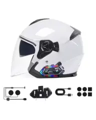 BT5.3 Motosiklet Kask İletişim Sistemi Çift Telefon Destekli