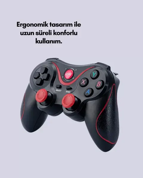 Yüksek Hassasiyetli Kablosuz Oyun Kolu PC ve Mobil Uyumlu