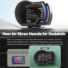 Ally A520 OBD2 + GPS Head Up Display HUD Dijital Hız Göstergesi RPM & Sıcaklık & Basınç Takip Hız Alarmı-(5775)